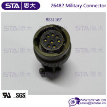 Remplacer le connecteur de la série Yeonhab MIL-C-26482 MS3116F10-6S 6 broches du connecteur militaire